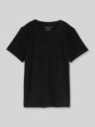Tom Tailor Regular Fit T-Shirt aus reiner Baumwolle in Black, Größe L