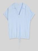 Tom Tailor Relaxed Fit Bluse aus Viskose in Hellblau, Größe 34