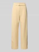 JAKE*S STUDIO WOMAN Stoffhose mit Gürtel und Eingrifftaschen in Hellge...
