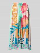 miss goodlife Midirock aus reiner Viskose mit Allover-Motiv-Print in H...