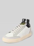 P448 Sneaker mit Schnürverschluss Modell 'SOHOSOCKS' in Weiss, Größe 4...