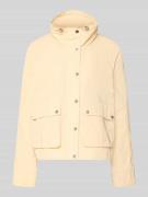 Fuchs Schmitt Jacke mit Stehkragen und Pattentaschen in Hellgelb, Größ...