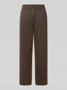 Marc O'Polo Regular Fit Weite Hose aus Baumwoll-Lyocell-Leinen-Mix in ...