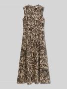 Marc O'Polo Freizeitkleid aus Viskose in Mittelbraun, Größe 34