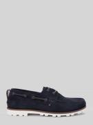 Tommy Hilfiger Loafer aus echtem Leder in Dunkelblau, Größe 41