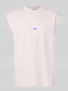 Hugo Blue Relaxed Fit Tank Top aus reiner Baumwolle Modell 'NAVERTZ' i...