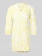 Christian Berg Woman Relaxed Fit Tunika-Bluse mit floralem Allover-Pri...