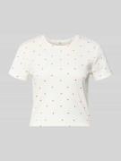 Only Regular Fit T-Shirt aus Baumwoll-Mix Modell 'FENJA' in Weiss, Grö...