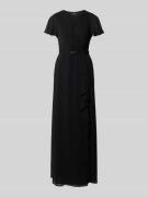 Lauren Ralph Lauren Abendkleid mit Taillengürtel Modell 'FARRYSH' in B...