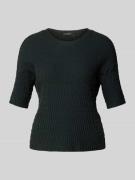 OPUS Slim Fit T-Shirt mit Leinen-Anteil Modell 'PINU' in Dunkelgruen, ...