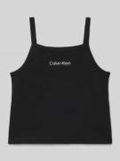 Calvin Klein Jeans Regular Fit Trägertop aus Viskose-Mix Modell 'PUNTO...