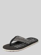 Tommy Hilfiger Flip Flops mit Label Print in Black, Größe 40
