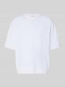CK Calvin Klein Relaxed Fit T-Shirt aus reiner Baumwolle in Weiss, Grö...