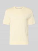 CK Calvin Klein Regular Fit T-Shirt aus reiner Baumwolle in Hellgelb, ...