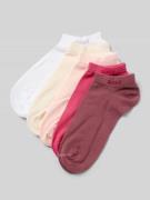 BOSS Sneakersocken im 5er-Pack mit Logo-Detail in Bordeaux, Größe 35-3...