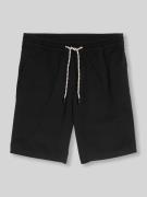 Tom Tailor Denim Regular Fit Sweatshorts aus reiner Baumwolle in Black...