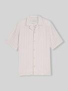 Tom Tailor Denim Relaxed Fit Freizeithemd aus Viskose-Leinen-Mix in Be...