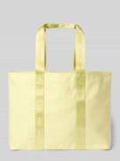 HUGO Strandtasche aus reiner Baumwolle Modell 'BECKY CA_TOTE' in Hellg...