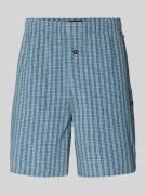 BOSS Regular Fit Pyjama Shorts aus Viskose-Mix Modell 'CHRIS' in Hellb...