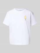 Samsøe Samsøe T-Shirt mit Motiv-Print Modell 'CAMINO' in Weiss, Größe ...