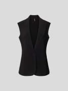 Norma Kamali Weste mit Reverskragen in Black, Größe S