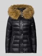 ROCK'N BLUE Daunenjacke mit Kapuze Modell 'Alma' in Black, Größe 34