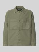 Drykorn Hemdjacke mit Knopfleiste Modell 'DIARD' in Schilf, Größe L