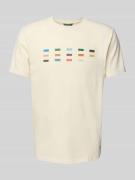 PAUL SMITH T-Shirt mit Motiv-Print in Offwhite, Größe L