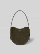 Victoria Beckham Shoulder Bag mit Logo-Detail in Oliv, Größe 1