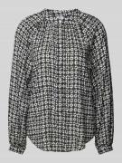 Emily Van den Bergh Hemdbluse mit Knopfleiste in BLACK, Größe 42