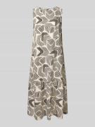 OPUS Midikleid aus Viskose Modell 'Wicy move' in Sand, Größe 36