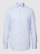 XACUS Regular Fit Businesshemd aus Twill in Bleu, Größe 39