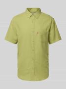 Levi's® Freizeithemd aus Leinen-Viskose-Mix mit Baumwoll-Anteil in Gru...
