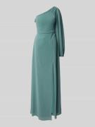 TROYDEN COLLECTION Abendkleid mit Beinschlitz in Mint, Größe 44