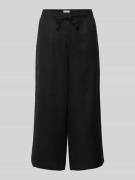 Christian Berg Woman Wide Leg Stoffhose mit Tunnelzug in Black, Größe ...