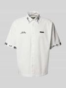 WOODBIRD Freizeithemd aus Leinen-Baumwoll-Mix Modell 'Wang' in Offwhit...