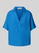 ECOALF Oversized Blusenshirt mit V-Ausschnitt Modell 'DENISALF' in Roy...