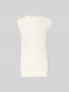 WON HUNDRED Slim Fit Pullunder in Strick-Optik in Weiss, Größe XL