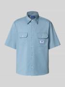 Hugo Blue Freizeithemd mit Knopfleiste Modell 'Ekyno' in Rauchblau, Gr...