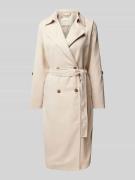 ZABAIONE Trenchcoat mit Bindegürtel Modell 'UM44A' in Beige, Größe XXL