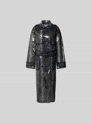 Stand Studio Mantel mit Eingrifftaschen in Black, Größe 36