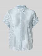 Samsøe Samsøe Regular Fit Bluse mit Kentkragen Modell 'MAJAN' in Hellb...