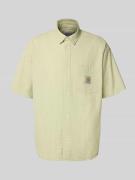 Carhartt Work In Progress Freizeithemd mit Strukturmuster in Hellgruen...