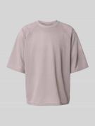 WOODBIRD T-Shirt im semitransparenten Design Modell 'Blake' in Flieder...