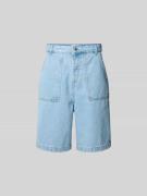 MAISON KITSUNÉ Jeansshorts mit Eingrifftaschen in Hellblau, Größe 32
