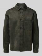 Antony Morato Hemdjacke mit Kentkragen in Oliv, Größe 46