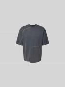 A-COLD-WALL T-Shirt in asymmetrischem Design in Jeansblau, Größe S