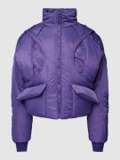 Divention Blouson mit Reißverschluss Modell 'ENTITY' in Lila, Größe M