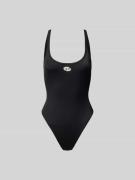 Diesel Badeanzug mit Label-Detail in Black, Größe S