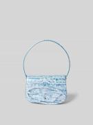 Diesel Handtasche mit Tragehenkel in Hellblau, Größe 1